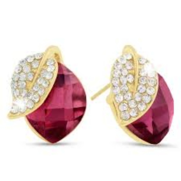 Other - HOLIDAY CRYSTAL CHERRY EARRINGS NWT